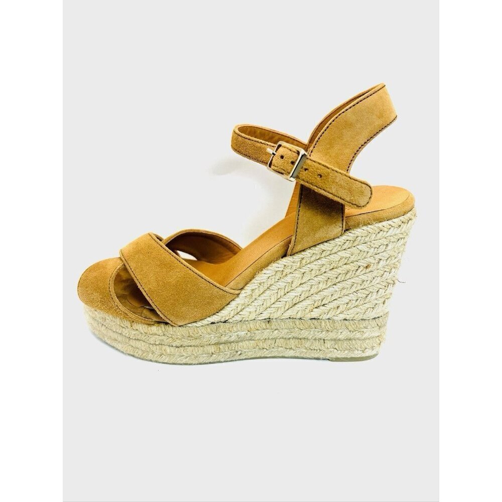 Castaner Wedge Heel in Tan Suede Made In Spain 37 - Picture 4 of 13
